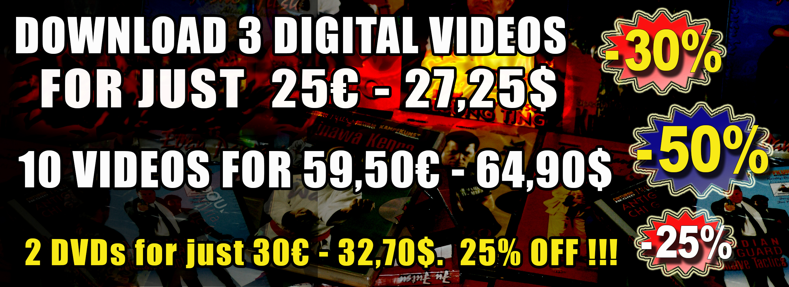 VOD offers martial arts videos 2025