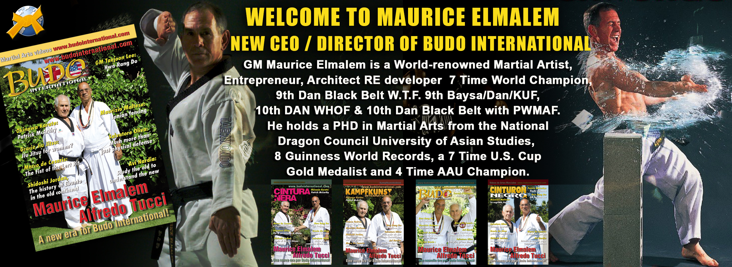 Budo International Magazine Maurice Elmalem New CEO